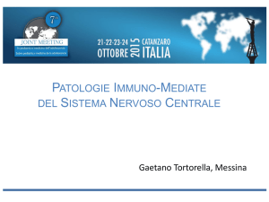 patologie immuno-mediate del sistema nervoso centrale