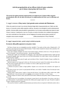 Esercizi di Italiano - ITIS FERMO CORNI