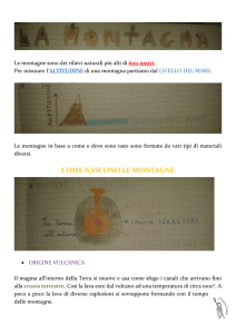 la montagna - Maestracreativa