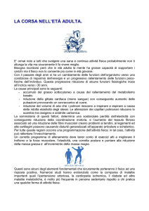 la corsa in età adulta