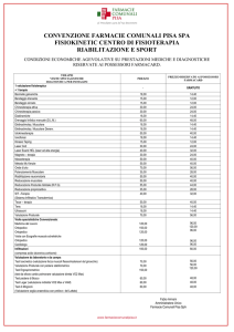 convenzione farmacie comunali pisa spa fisiokinetic centro di