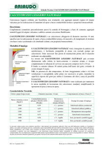 CALCESTRUZZO LEGGERO NATURALE