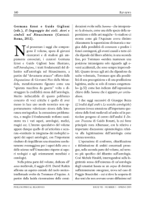 Germana Ernst e Guido Giglioni (eds.), Il linguaggio dei