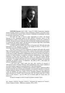 giacomo sartori - Concorso Giacomo Sartori Ala