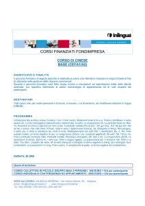 CORSO DI CINESE
