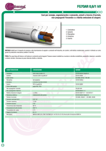 FG7OAR 0,6/1 kV - Berica cavi spa