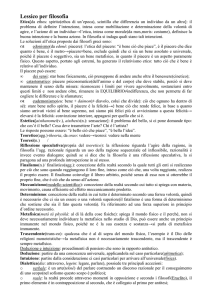 Lessico per filosofia - wiki-wiki