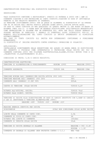 caratteristiche principali del dispositivo elettronico 4up-1a