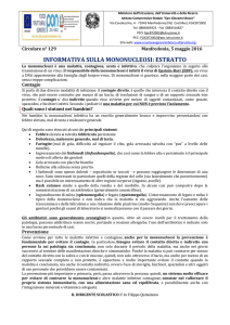 Circ.129_informativa mononucleosi