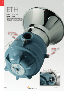 Ex d - Zona 1, 2, 21, 22 - Max. 110 dB