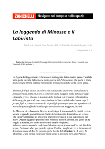 La leggenda di Minosse e il Labirinto - Dizionari più