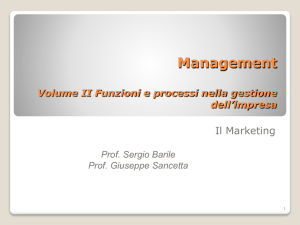 Management - Lezione n. 9
