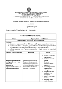Lo spazio e le figure Utenza: Scuola Primaria classe V