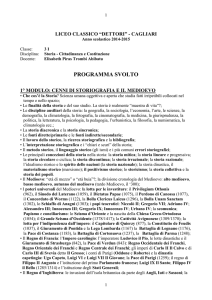 Storia - Liceo Classico Dettori