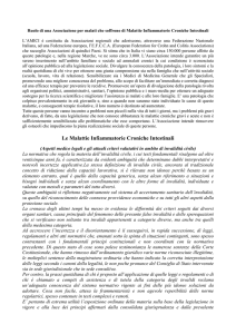 Le Malattie Infiammatorie Croniche Intestinali