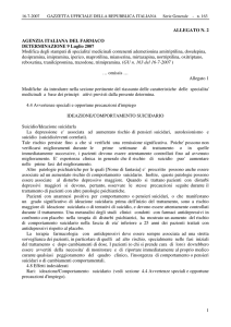 1 ALLEGATO N. 2 AGENZIA ITALIANA DEL FARMACO