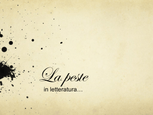 La peste - Liceo "REDI" Arezzo