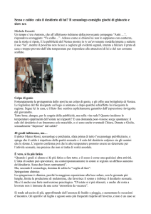 Sesso e caldo: cala il desiderio di lui? Il sessuologo