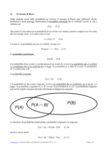 il teorema di Bayes