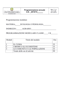 1BEcologia - Istituto di Istruzione Superiore Domizia Lucilla