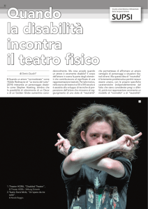 Quando la disabilità incontra il teatro fisico