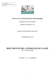 documento del consiglio di classe
