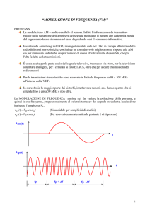 “MODULAZIONE DI FREQUENZA (FM)”