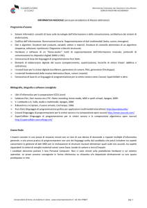 Informatica musicale