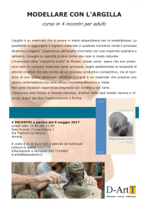 modellare con l`argilla