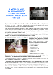 6 metri - 50 mhz “la banda magica”: costruzione di un