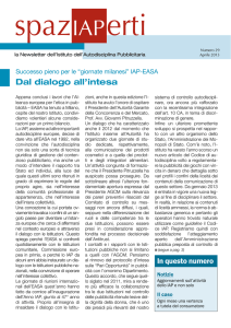 Dal dialogo all`intesa - Istituto dell`Autodisciplina Pubblicitaria