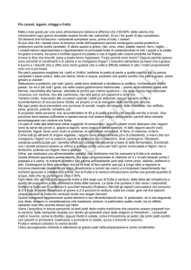 Più cereali, legumi, ortaggi e frutta