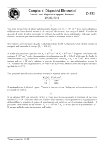 Compito di Dispositivi Elettronici DIEEI