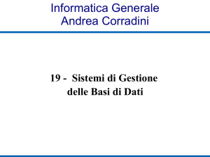 Informatica Generale Andrea Corradini
