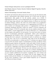 Farmaci biologici nella psoriasi: un nuovo paradigma PASI 90 Gaia