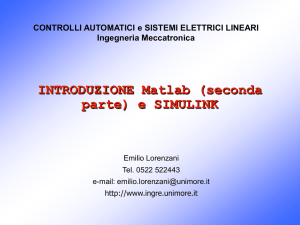 Simulink - Automazione@ingre
