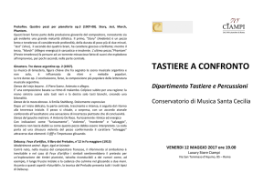 tastiere a confronto - Conservatorio Santa Cecilia