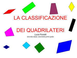 Classificazione dei Quadrilateri: Geometria per la Scuola Media