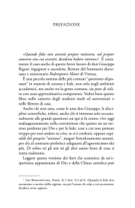 PREFAZIONE «Quando fides non assentit propter