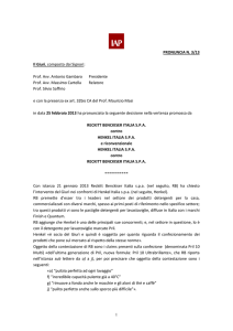 Il Giurì, composto dai Signori - UPA