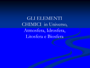 Universo, Atmosfera, Litosfera, Biosfera