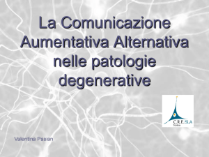 La Comunicazione Aumentativa Alternativa nelle patologie - e-Lite