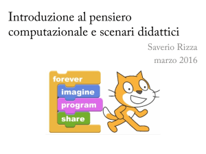 Introduzione al pensiero computazionale e