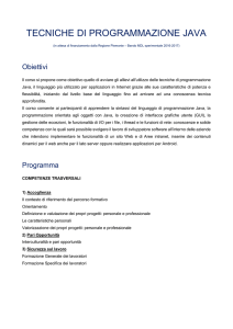 tecniche di programmazione java