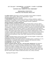 Programma Svolto Scienze E Tecnologie Applicate Iia
