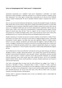 Verso un`eziopatogenesi del “male oscuro”: le depressioni