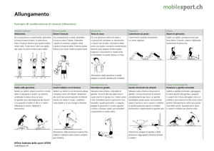Esempio di combinazione di esercizi (dinamico)
