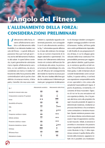 Allenamento della forza