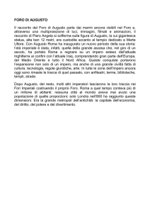 Lo spettacolo al Foro di Augusto