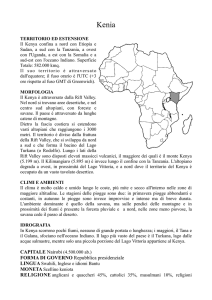 scheda sul Kenia